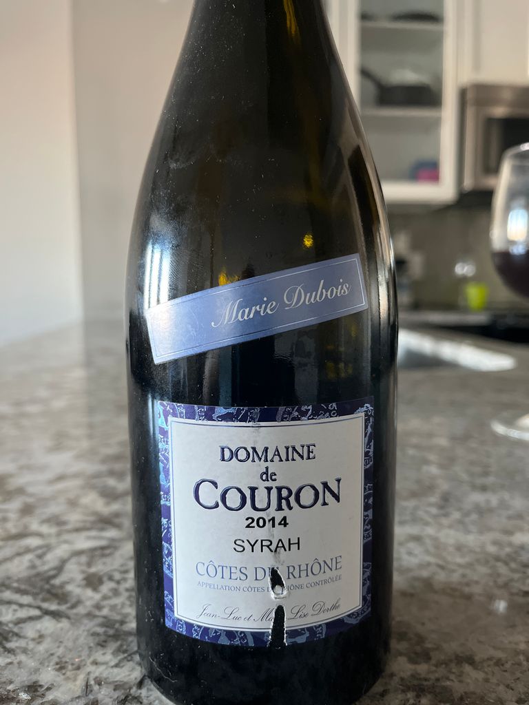 2019 Dom de Couron Syrah MDB