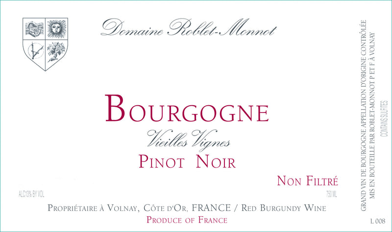 Roblet-Monnot Bourgogne Pinot Noir Vieilles Vignes