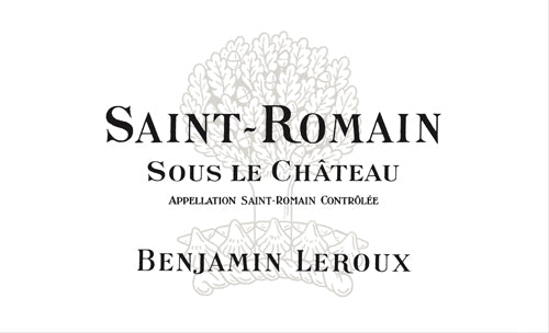 Benjamin Leroux Saint Romain Blanc Sous le Chateau