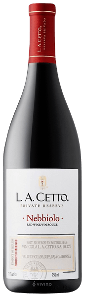 LA Cetto Nebbiolo 2018